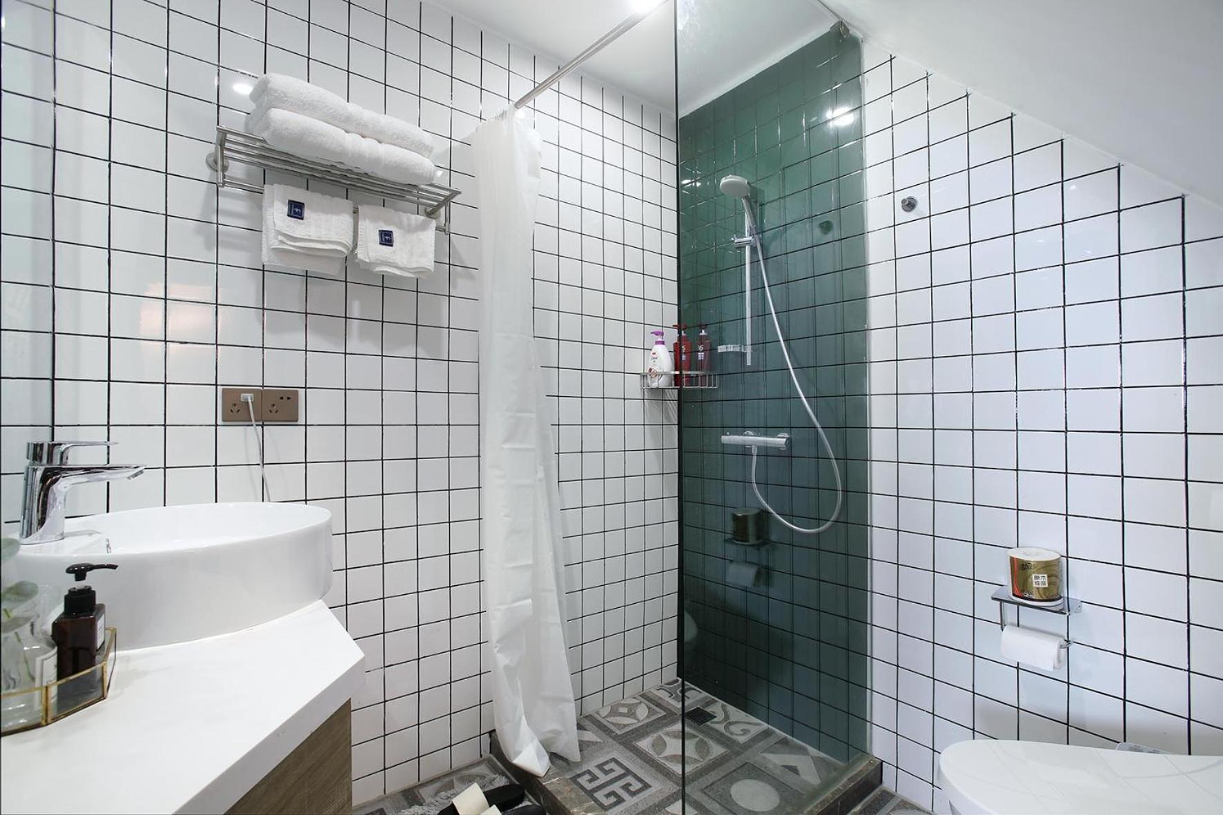 Shanghai Downtown Hills Boutique Guesthouse - Near Metro Line 7, Exit 3, Changping Road 部屋 写真