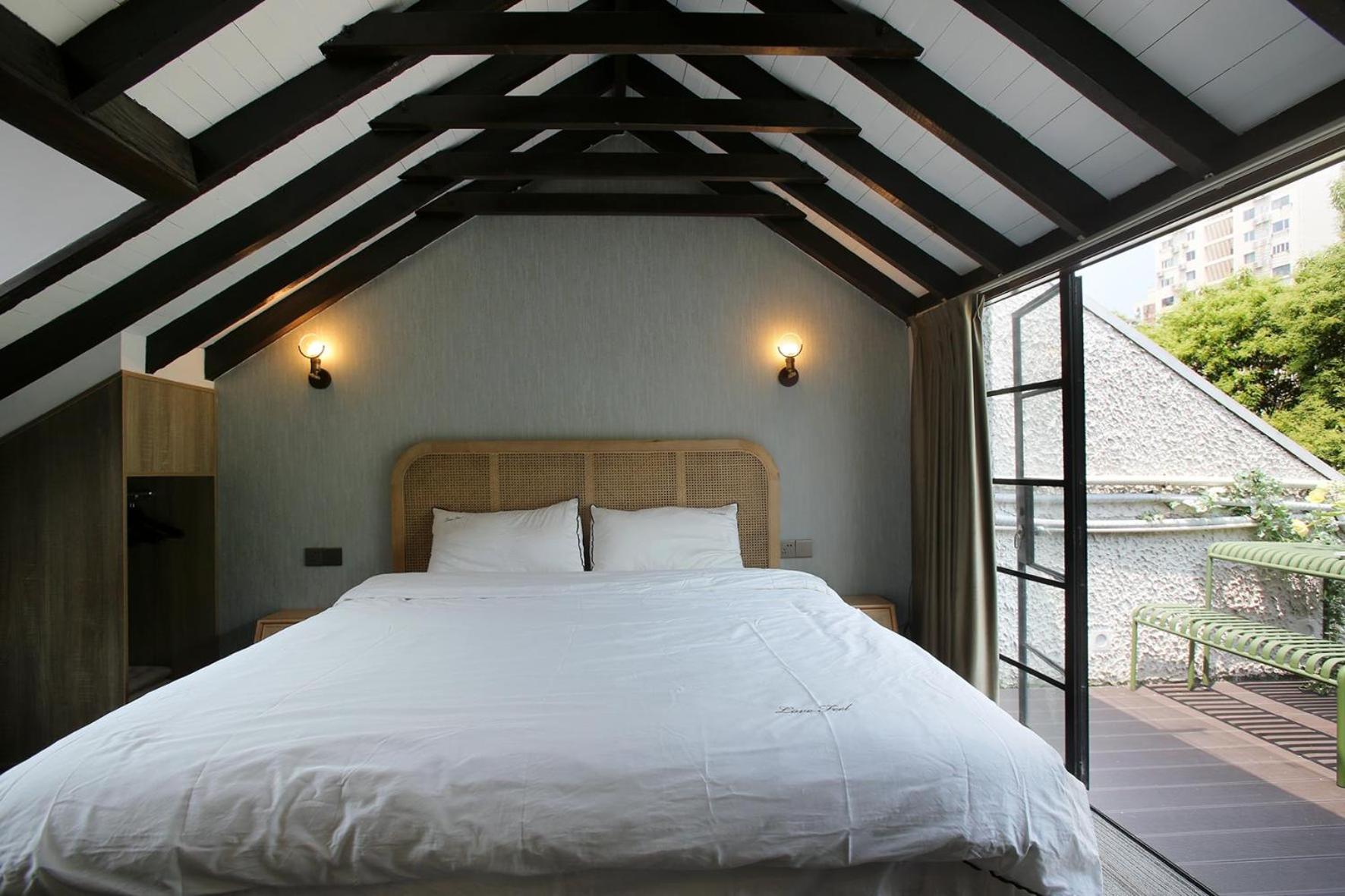 Shanghai Downtown Hills Boutique Guesthouse - Near Metro Line 7, Exit 3, Changping Road 部屋 写真