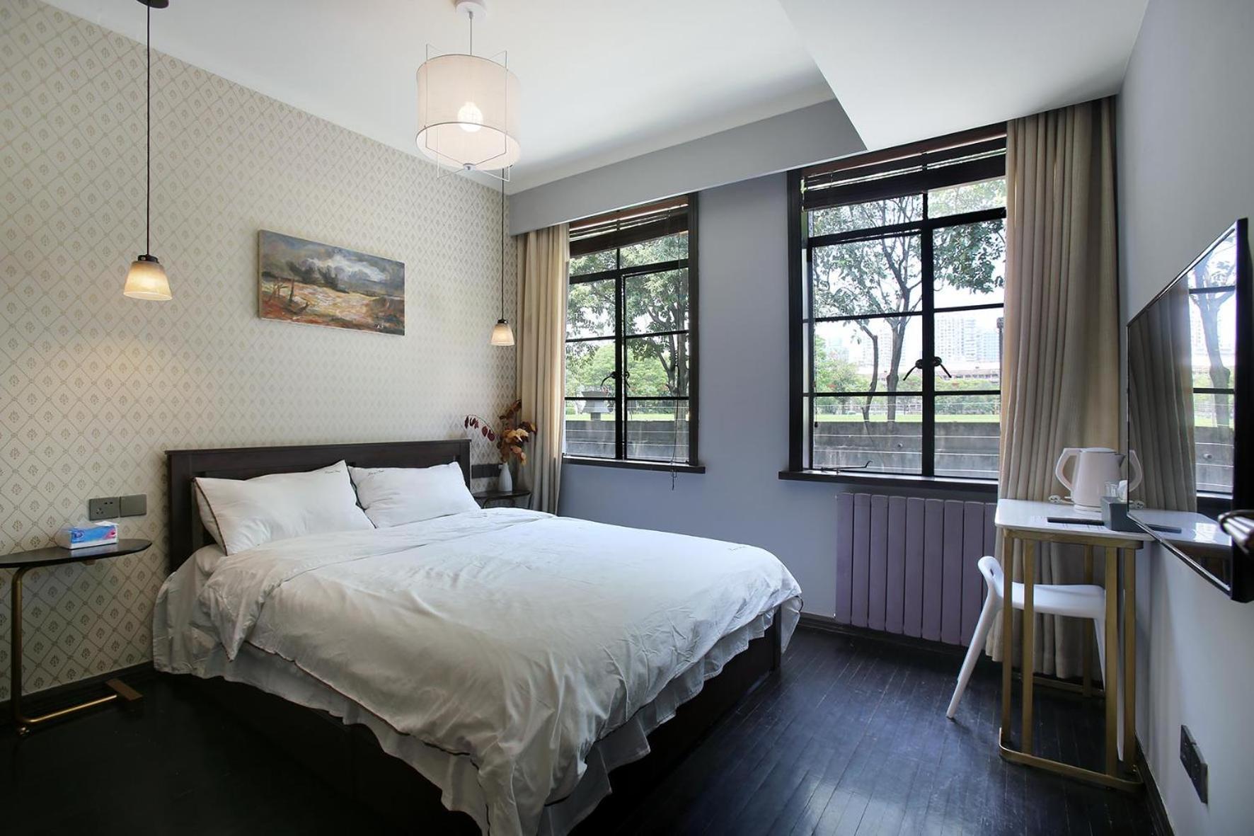 Shanghai Downtown Hills Boutique Guesthouse - Near Metro Line 7, Exit 3, Changping Road 部屋 写真